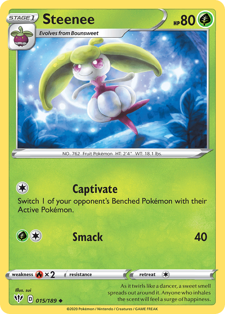 Steenee (015/189) [Sword & Shield: Darkness Ablaze] - POKÉ JEUX