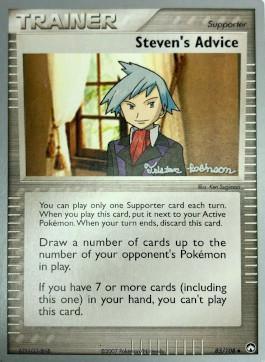 Steven's Advice (83/108) (Intimidation - Tristan Robinson) [World Championships 2008] - POKÉ JEUX