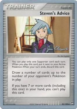 Steven's Advice (83/108) (Psychic Lock - Jason Klaczynski) [World Championships 2008] - POKÉ JEUX