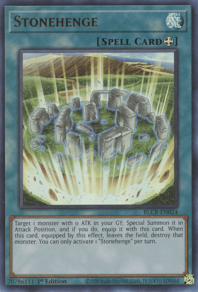 Stonehenge [BLCR-EN024] Ultra Rare - POKÉ JEUX