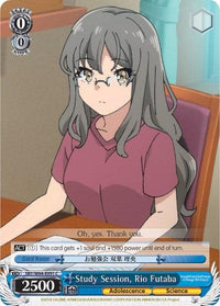 Study Session, Rio Futaba (SBY/W64-E091 C) [Rascal Does Not Dream of Bunny Girl Senpai] - POKÉ JEUX