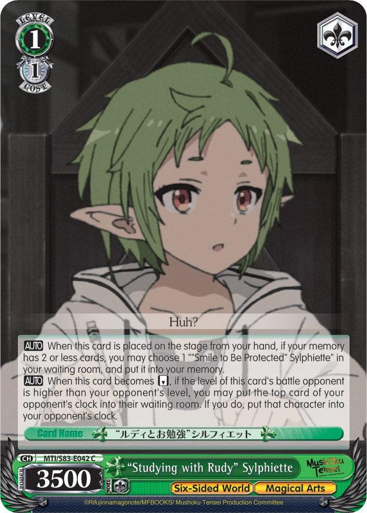 "Studying with Rudy" Sylphiette (MTI/S83-E042 C) [Mushoku Tensei: Jobless Reincarnation] - POKÉ JEUX