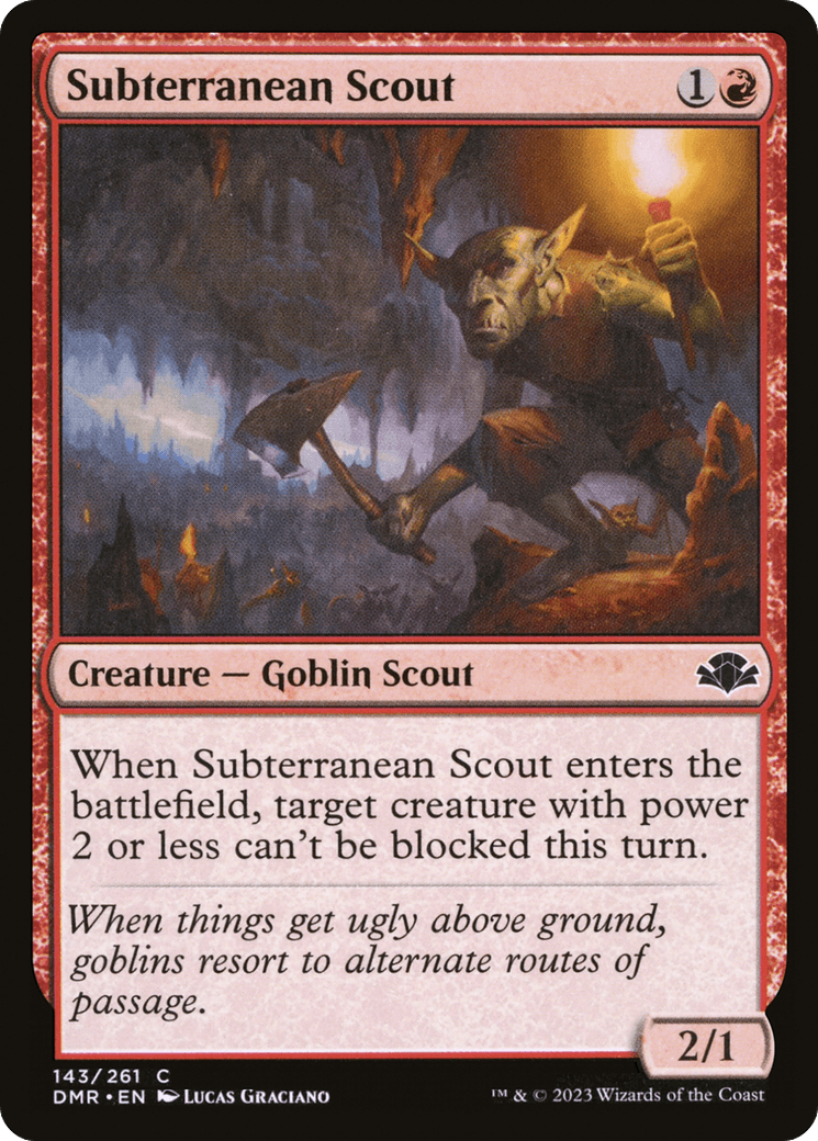 Subterranean Scout [Dominaria Remastered] - POKÉ JEUX