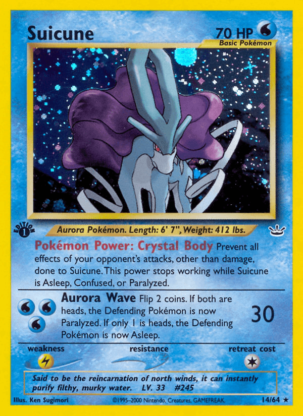 Suicune (14/64) [Neo Revelation 1st Edition] - POKÉ JEUX