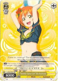 "Summer Sunset Girl" Rin Hoshizora (LL/W36-TE17 TD) [Love Live! School idol festival] - POKÉ JEUX