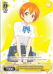 "Summer Uniform" Rin Hoshizora (LL/W36-TE13 TD) [Love Live! School idol festival] - POKÉ JEUX