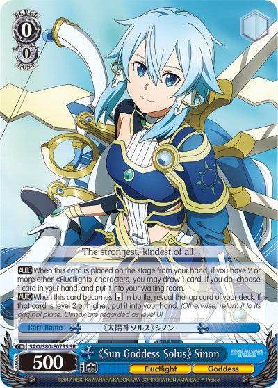 Sun Goddess Solus Sinon (SAO/S80-E079S SR) [Sword Art Online -Alicization- Vol.2] - POKÉ JEUX