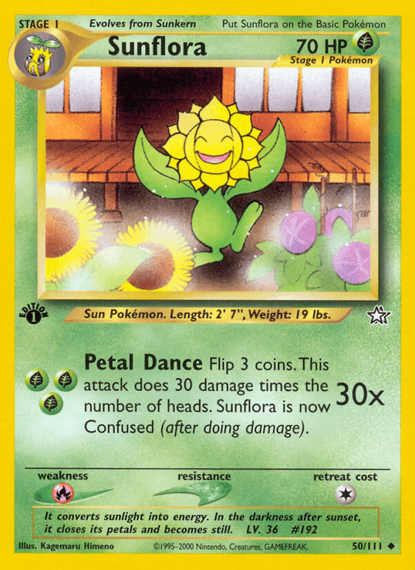 Sunflora (50/111) [Neo Genesis 1st Edition] - POKÉ JEUX