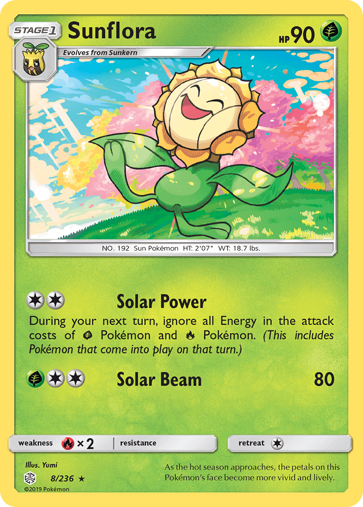 Sunflora (8/236) [Sun & Moon: Cosmic Eclipse] - POKÉ JEUX