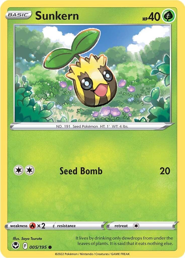 Sunkern (005/195) [Sword & Shield: Silver Tempest] - POKÉ JEUX