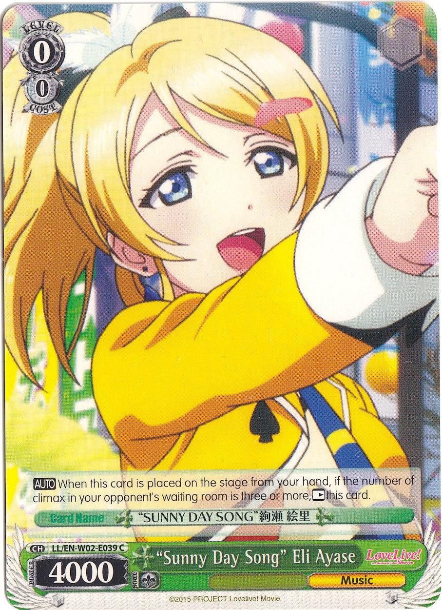 "Sunny Day Song" Eli Ayase (LL/EN-W02-E039 C) [Love Live! DX Vol.2] - POKÉ JEUX