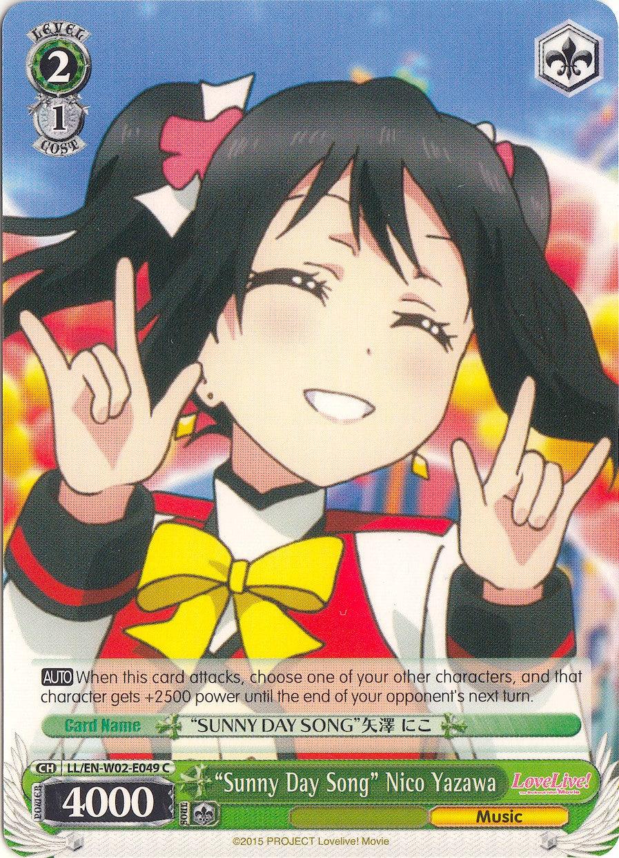 "Sunny Day Song" Nico Yazawa (LL/EN-W02-E049 C) [Love Live! DX Vol.2] - POKÉ JEUX