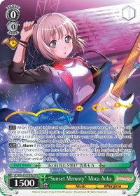 "Sunset Memory" Moca Aoba (BD/W54-E033SPMa SPM) [BanG Dream! Girls Band Party!] - POKÉ JEUX