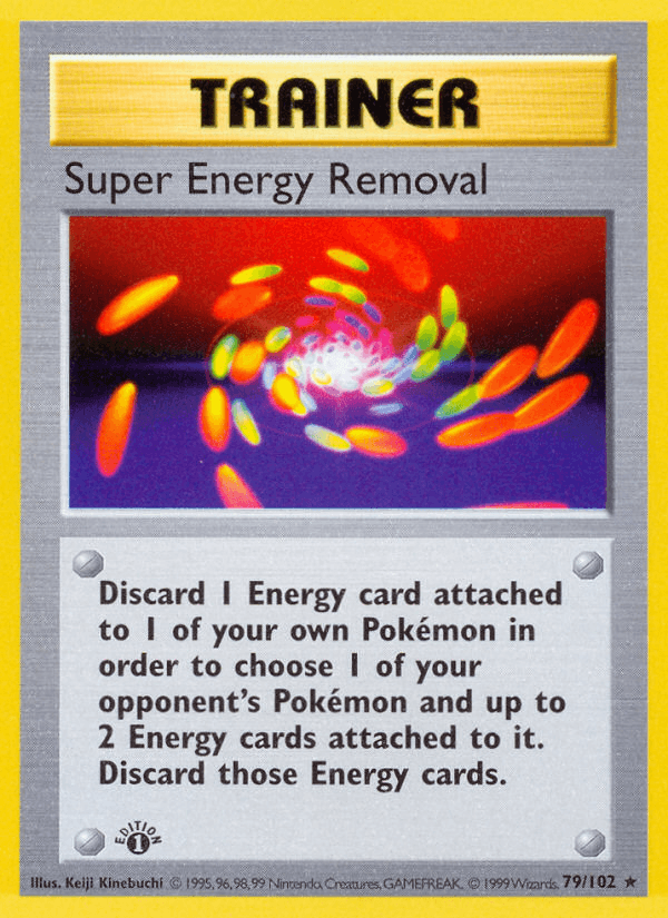 Super Energy Removal (79/102) (Shadowless) [Base Set 1st Edition] - POKÉ JEUX