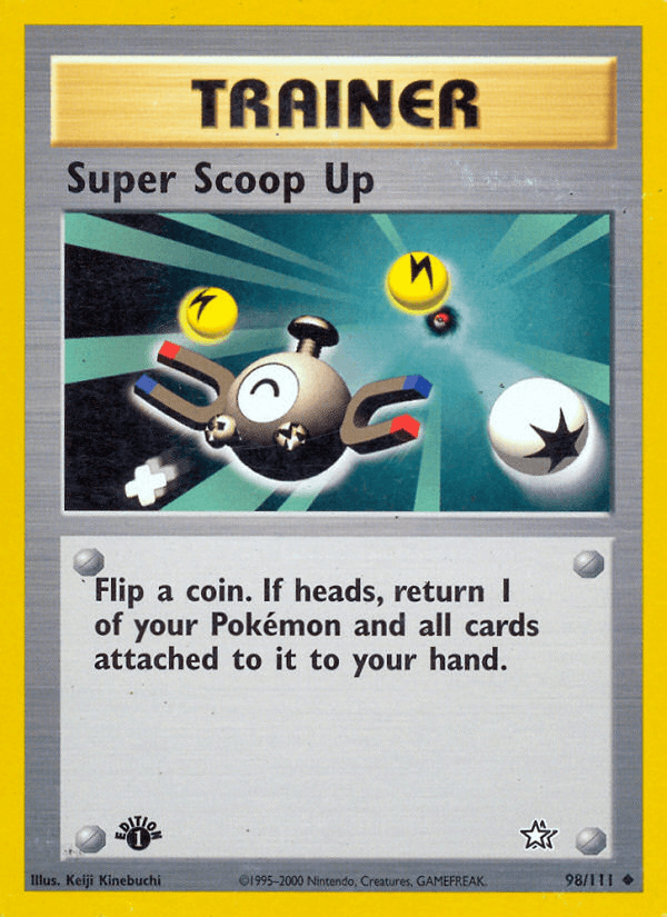 Super Scoop Up (98/111) [Neo Genesis 1st Edition] - POKÉ JEUX