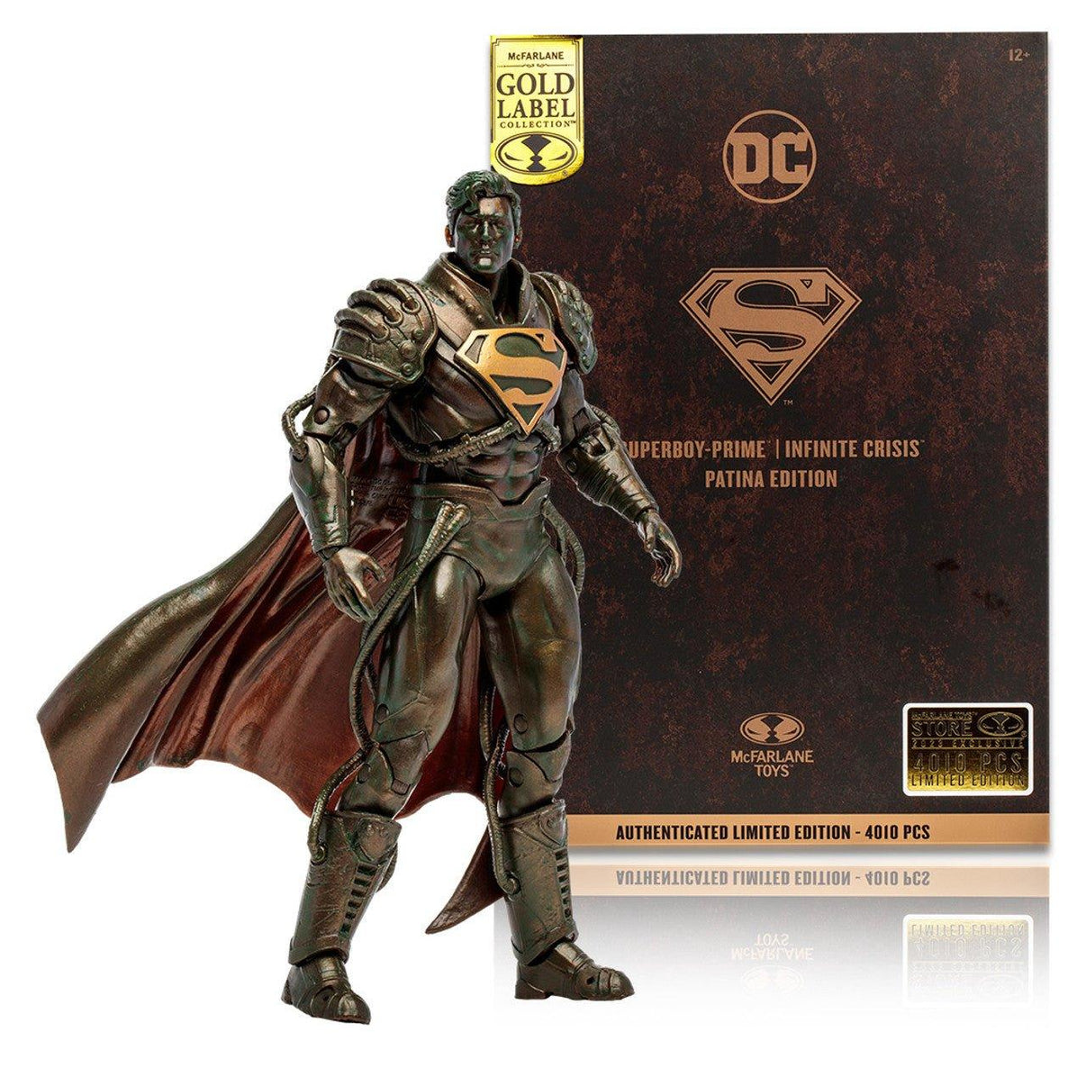 Superboy-Prime (Infinite Crisis) Patina Edition Gold Label 7" Figure McFarlane Toys - POKÉ JEUX - ID17057 - 787926170573