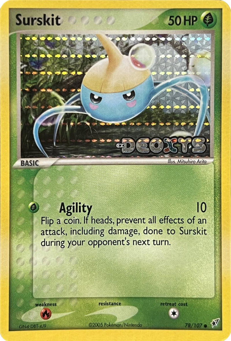 Surskit (78/107) (Stamped) [EX: Deoxys] - POKÉ JEUX