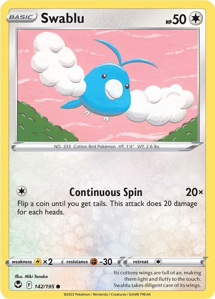 Swablu (142/195) [Sword & Shield: Silver Tempest] - POKÉ JEUX