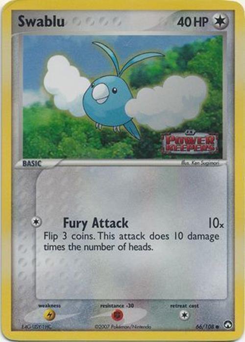 Swablu (66/108) (Stamped) [EX: Power Keepers] - POKÉ JEUX