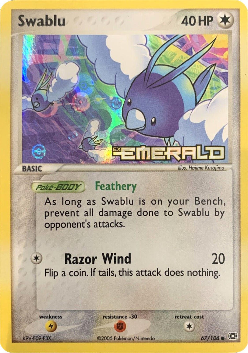 Swablu (67/106) (Stamped) [EX: Emerald] - POKÉ JEUX