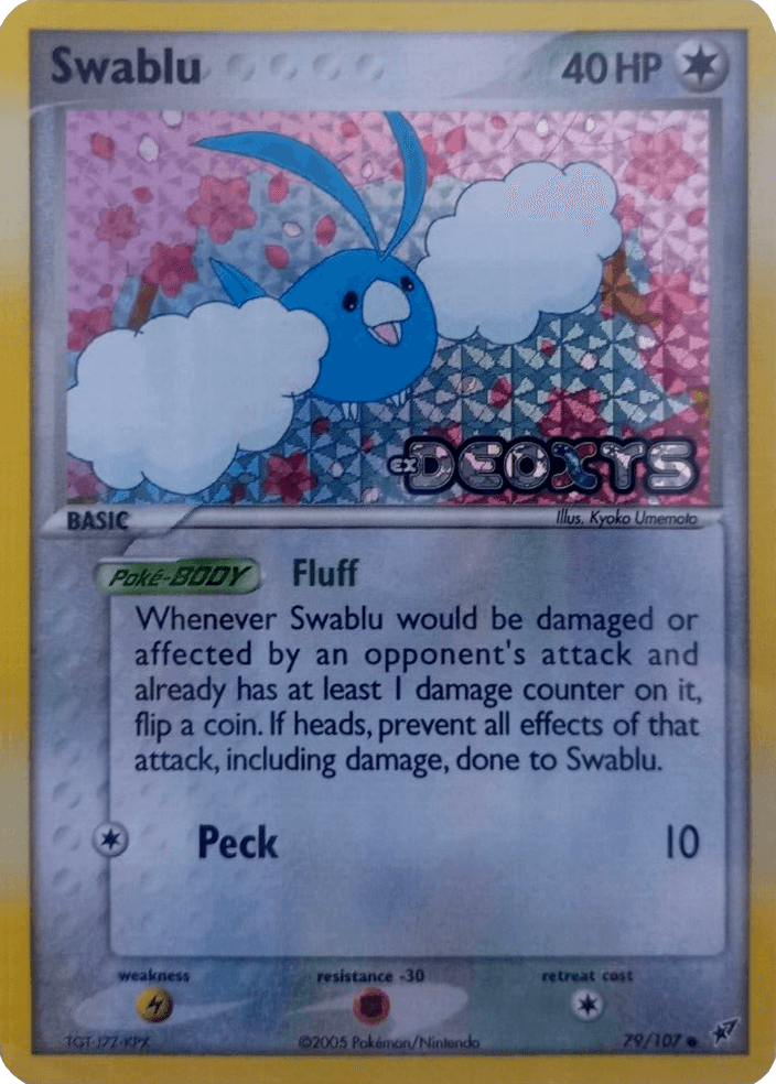 Swablu (79/107) (Stamped) [EX: Deoxys] - POKÉ JEUX