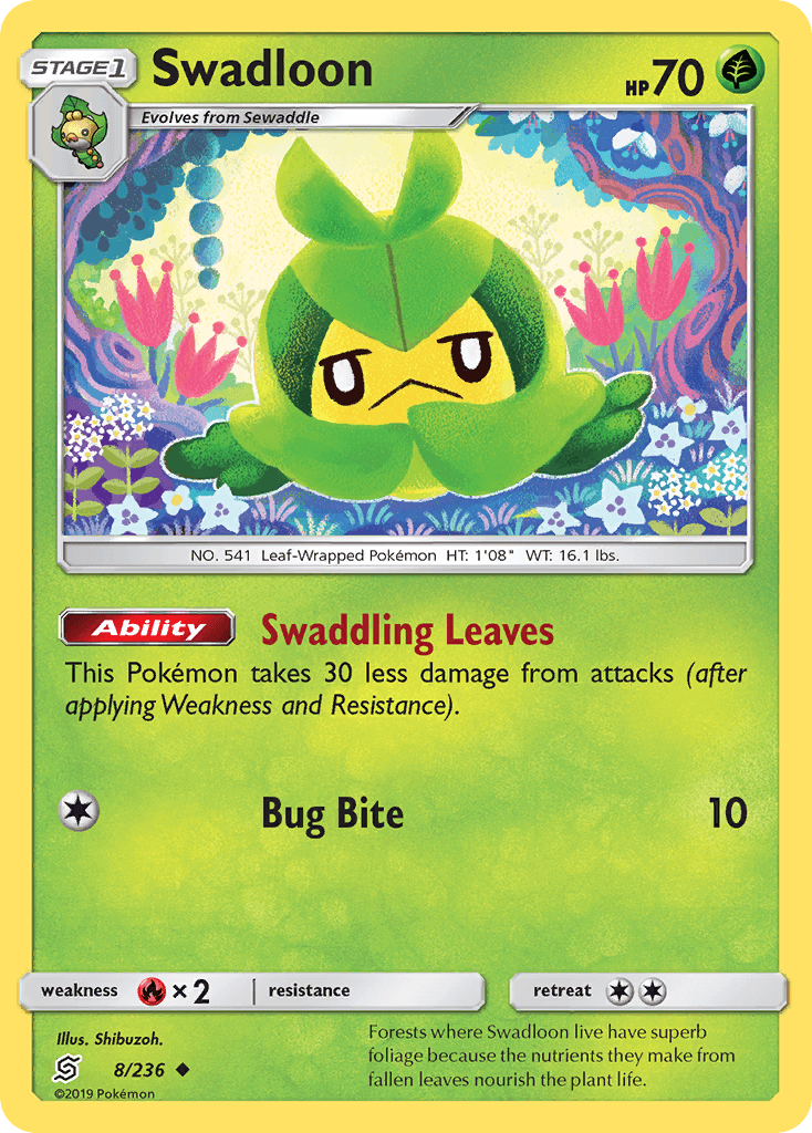 Swadloon (8/236) [Sun & Moon: Unified Minds] - POKÉ JEUX