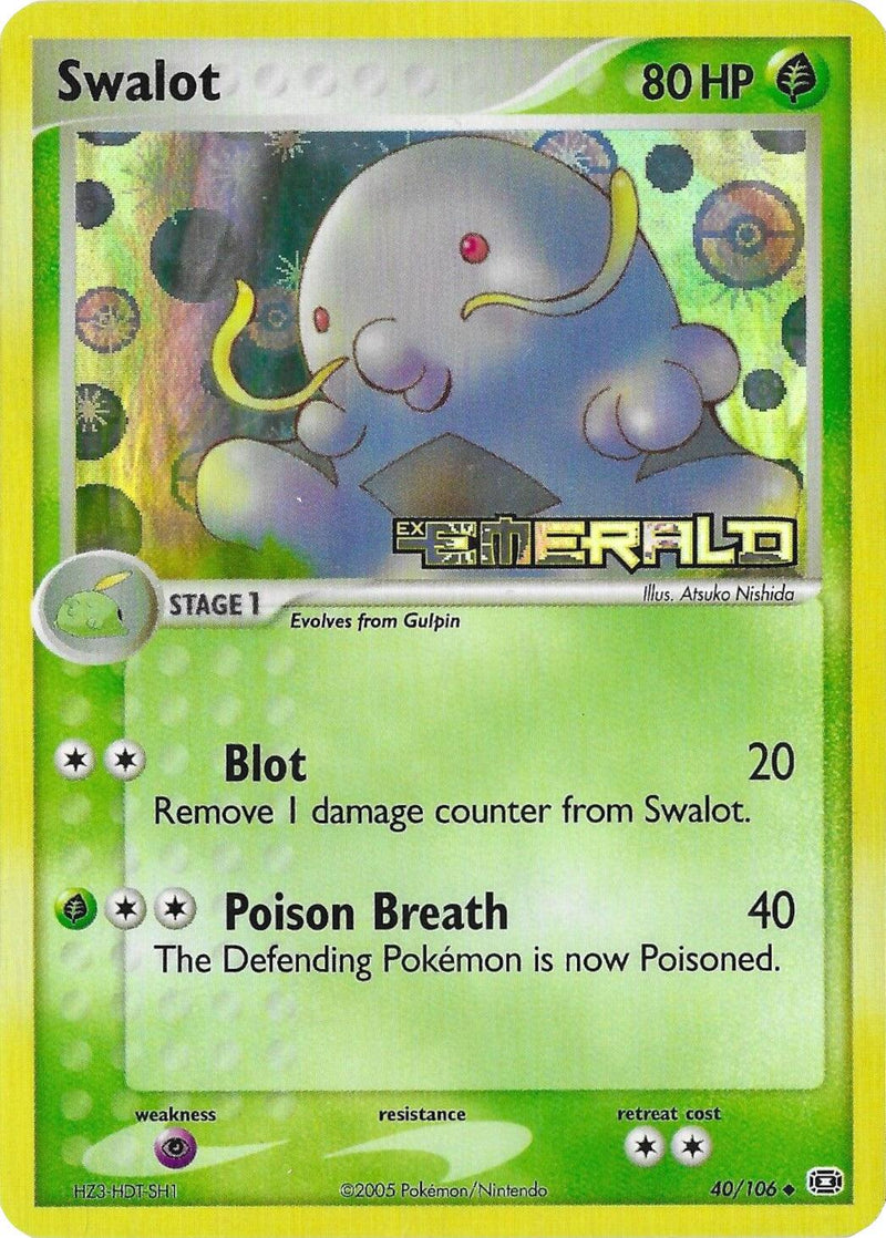 Swalot (40/106) (Stamped) [EX: Emerald] - POKÉ JEUX