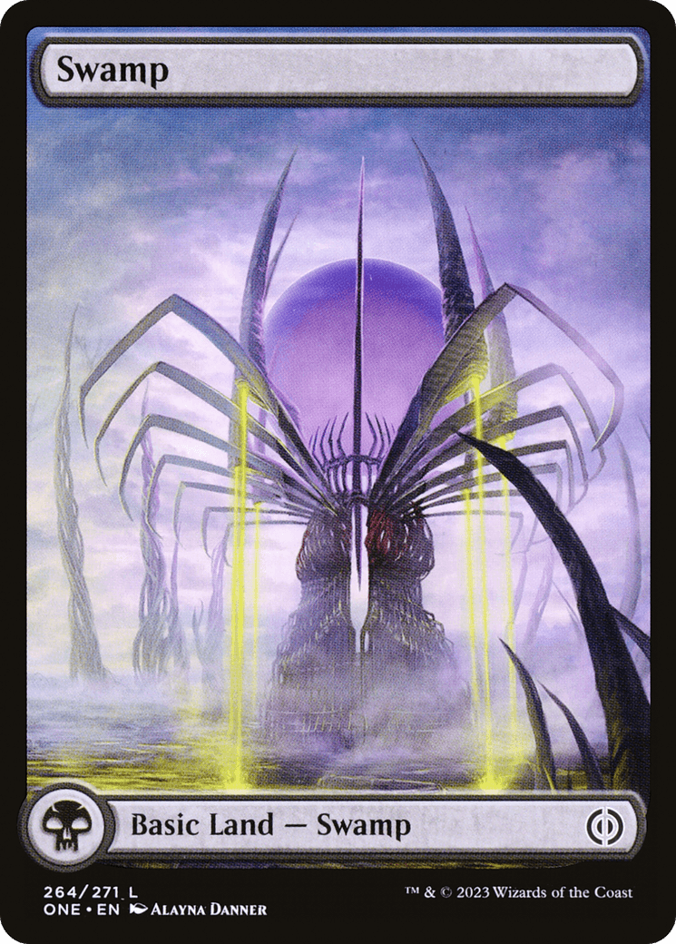 Swamp (264) (Full-Art) [Phyrexia: All Will Be One] - POKÉ JEUX