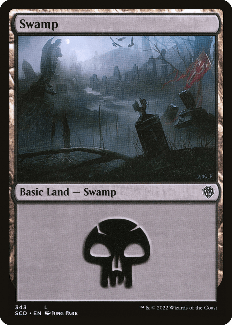 Swamp (343) [Starter Commander Decks] - POKÉ JEUX