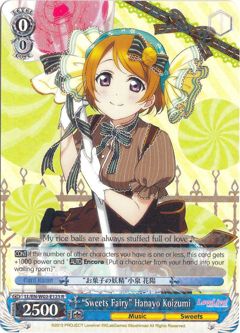 "Sweets Fairy" Hanayo Koizumi (LL/EN-W02-E123 R) [Love Live! DX Vol.2] - POKÉ JEUX