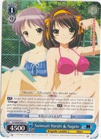 Swimsuit Haruhi & Nagato (SY/W08-E083 U) [The Melancholy of Haruhi Suzumiya] - POKÉ JEUX