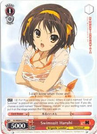 Swimsuit Haruhi (SY/WE09-E17) (Foil) [The Melancholy of Haruhi Suzumiya Extra Booster] - POKÉ JEUX