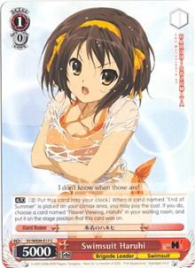 Swimsuit Haruhi (SY/WE09-E17) (Foil) [The Melancholy of Haruhi Suzumiya Extra Booster] - POKÉ JEUX