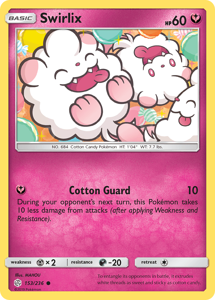 Swirlix (153/236) [Sun & Moon: Cosmic Eclipse] - POKÉ JEUX