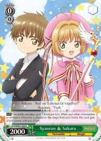 Syaoran & Sakura (CCS/WX01-038 U) [Cardcaptor Sakura: Clear Card] - POKÉ JEUX