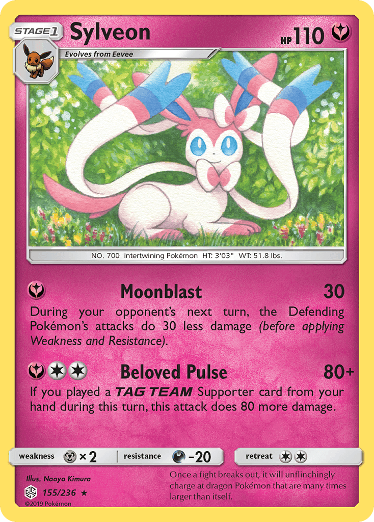 Sylveon (155/236) [Sun & Moon: Cosmic Eclipse] - POKÉ JEUX