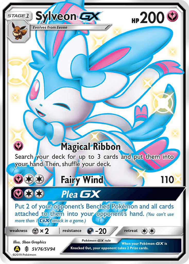 Sylveon GX (SV76/SV94) [Sun & Moon: Hidden Fates - Shiny Vault] - POKÉ JEUX