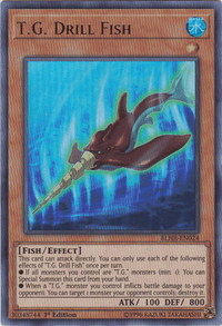 T.G. Drill Fish [BLHR-EN024] Ultra Rare - POKÉ JEUX