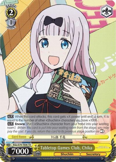 Tabletop Games Club, Chika (KGL/S79-TE06 TD) [Kaguya-sama: Love is War] - POKÉ JEUX