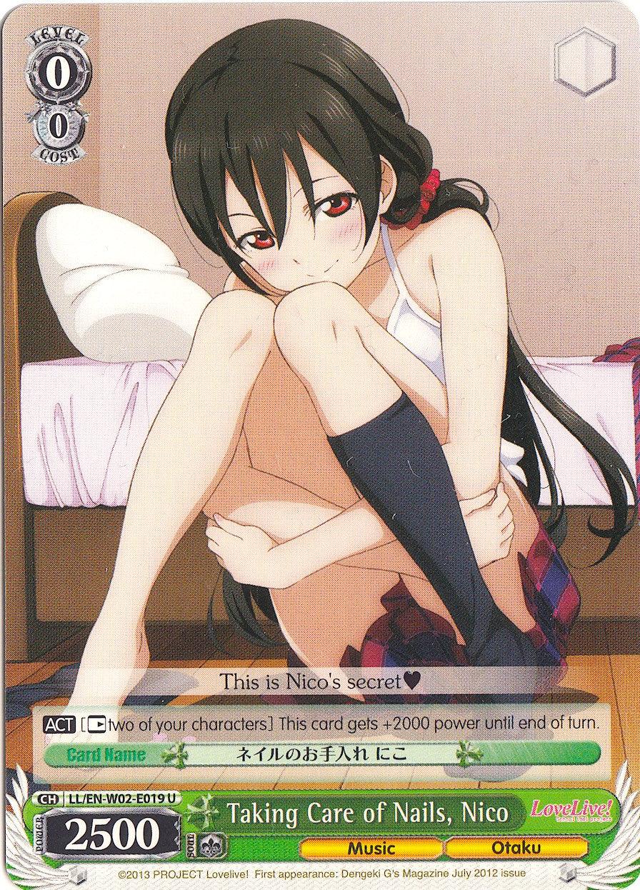 Taking Care of Nails, Nico (LL/EN-W02-E019 U) [Love Live! DX Vol.2] - POKÉ JEUX