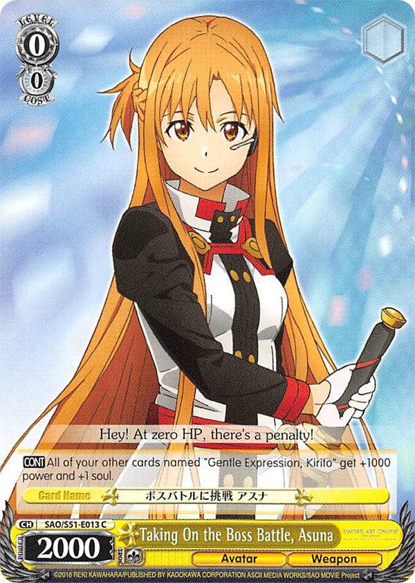 Taking On the Boss Battle, Asuna (SAO/S51-E013 C) [Sword Art Online The Movie: -Ordinal Scale-] - POKÉ JEUX