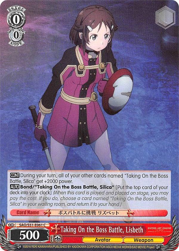 Taking On the Boss Battle, Lisbeth (SAO/S51-E061 C) [Sword Art Online The Movie: -Ordinal Scale-] - POKÉ JEUX