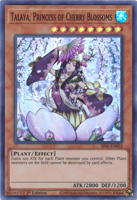 Talaya, Princess of Cherry Blossoms [SESL-EN052] Super Rare - POKÉ JEUX