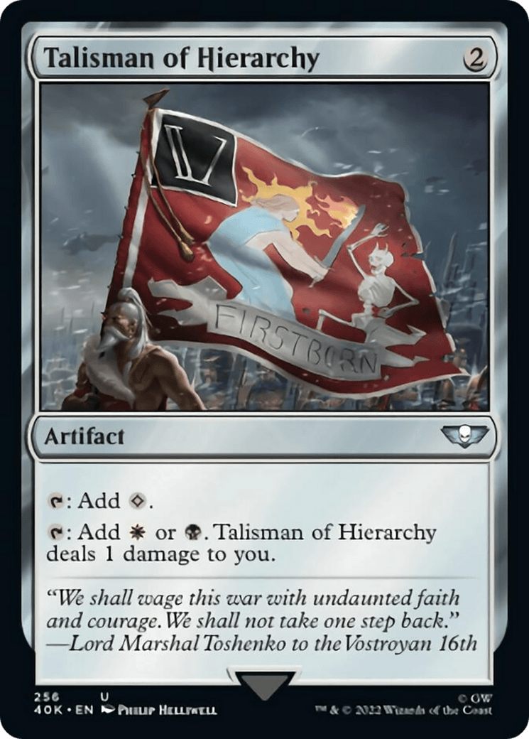 Talisman of Hierarchy (Surge Foil) [Warhammer 40,000] - POKÉ JEUX