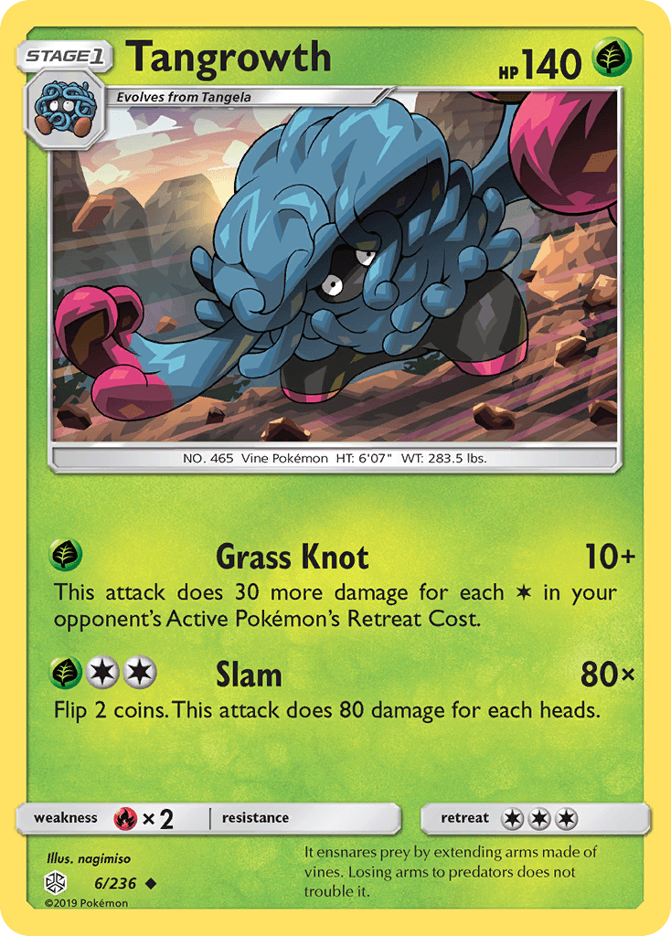 Tangrowth (6/236) [Sun & Moon: Cosmic Eclipse] - POKÉ JEUX