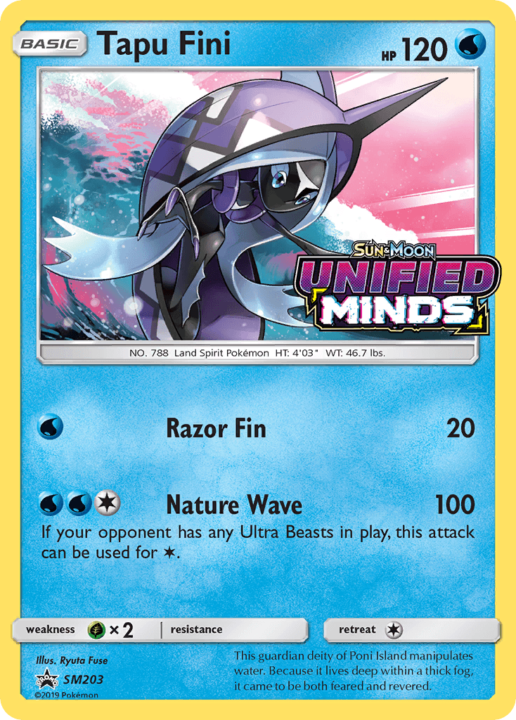 Tapu Fini (SM203) [Sun & Moon: Black Star Promos] - POKÉ JEUX