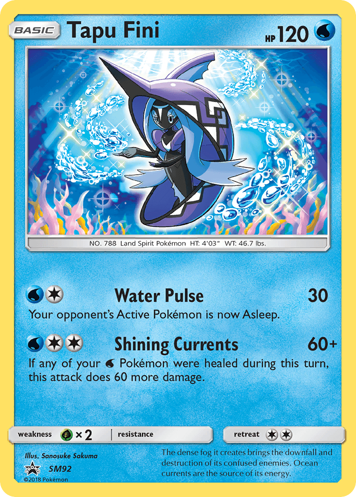 Tapu Fini (SM92) [Sun & Moon: Black Star Promos] - POKÉ JEUX