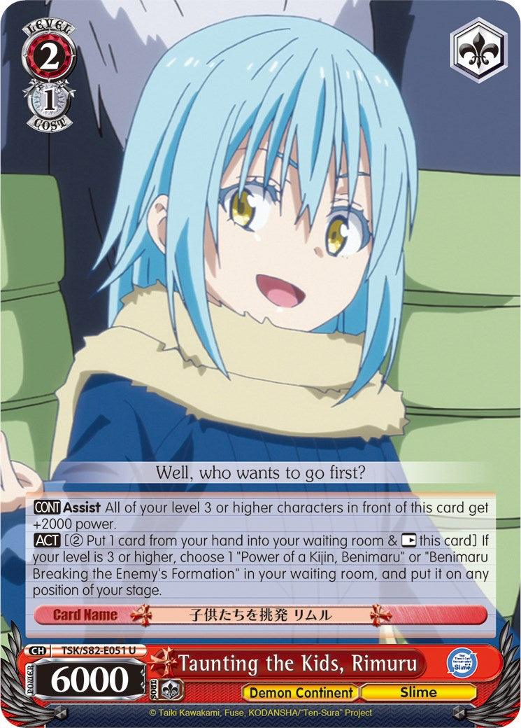 Taunting the Kids, Rimuru (TSK/S82-E051 U) [That Time I Got Reincarnated as a Slime Vol.2] - POKÉ JEUX