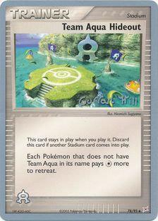 Team Aqua Hideout (78/95) (Bright Aura - Curran Hill's) [World Championships 2005] - POKÉ JEUX