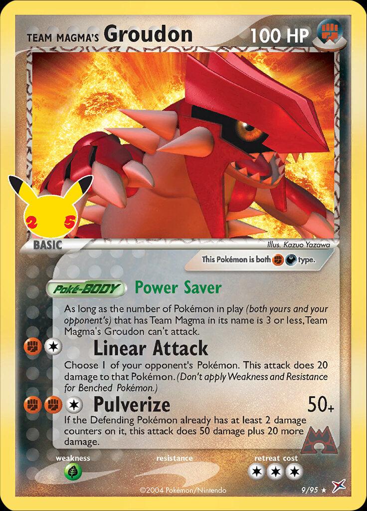 Team Magma's Groudon (9/95) [Celebrations: 25th Anniversary - Classic Collection] - POKÉ JEUX